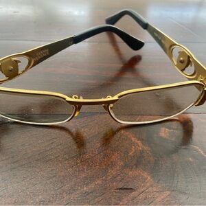 Gianni Versace Vintage Gold Eyeglasses